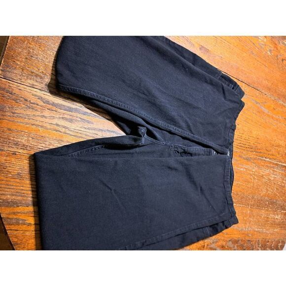 20W Long Riders by Lee Black Denim Jeans with Pockets and Belt Loops High Waist - Picture 3 of 4